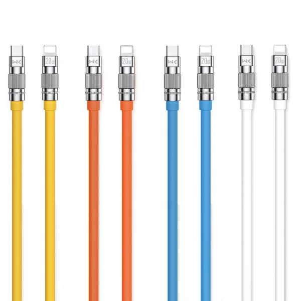 Cablu Wekome WDC-188 Wingle Series Fast Charging Cable 100W Type C to Type C [Orange]